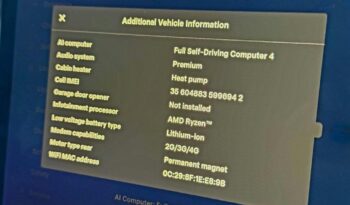 Tesla Model Y Long Range Auto RWD HW4 full