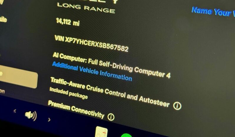 Tesla Model Y Long Range Auto RWD HW4 full